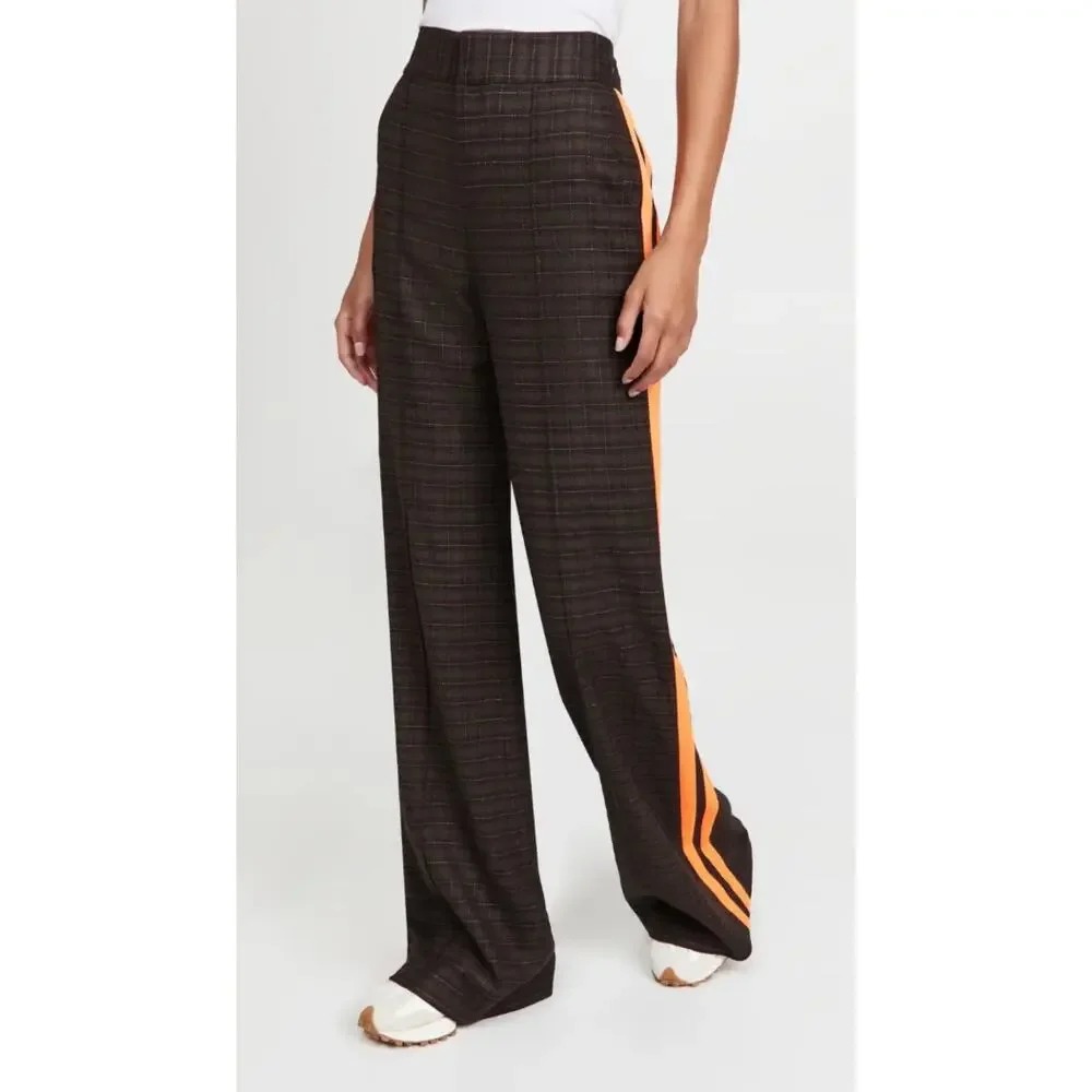 Alice + Olivia Dylan Plaid High Waist Wide Leg Pants - Picture 16 of 16